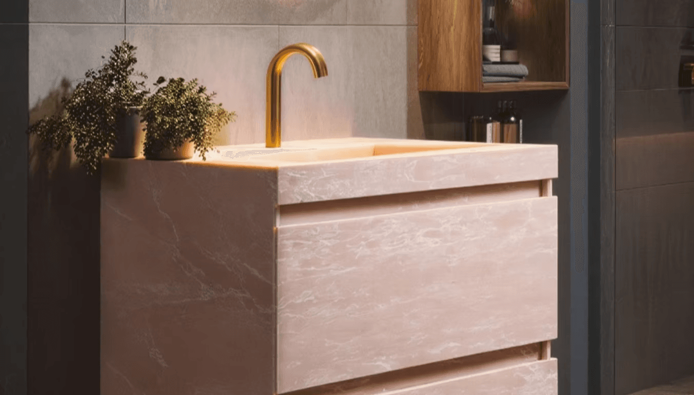 Eterna Blush Quartz Vanity
